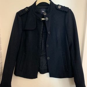 Black Gap Button Up Jacket